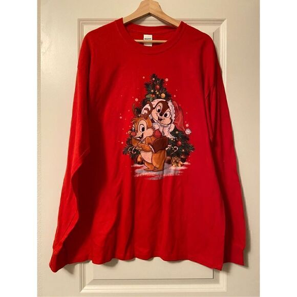 Chipmunks Christmas Long Sleeve size XL - Picture 1 of 2